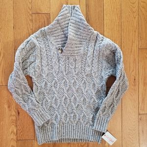 NWT Boy Cable Knitting Pullover Sweater SZ. 6/7